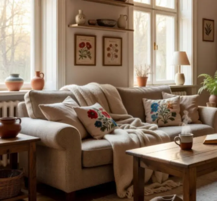 Realizacja wnętrza klienta z meblami i dodatkami HomeDecorr