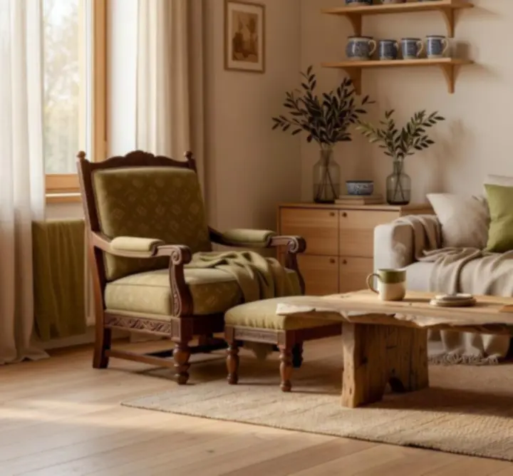 Przytulne mieszkanie klientki z połączeniem klasycznych i nowoczesnych mebli.